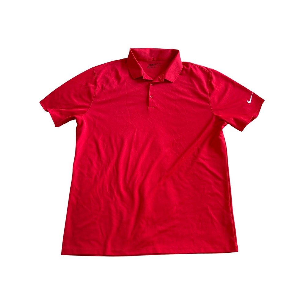 Nike Golf Mens Dri-FIT Victory Polo Shirt Red‎ XL 725518-657